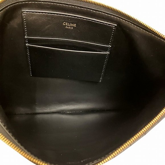 CELINE Black C Charm Clutch Bag 10B813BFL - Picture 6 of 9